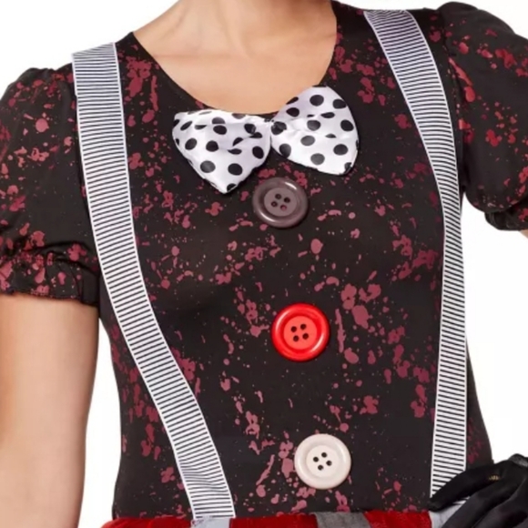 Spirit Halloween Adult Horror Clown Costume Sz S/M - Picture 3 of 9